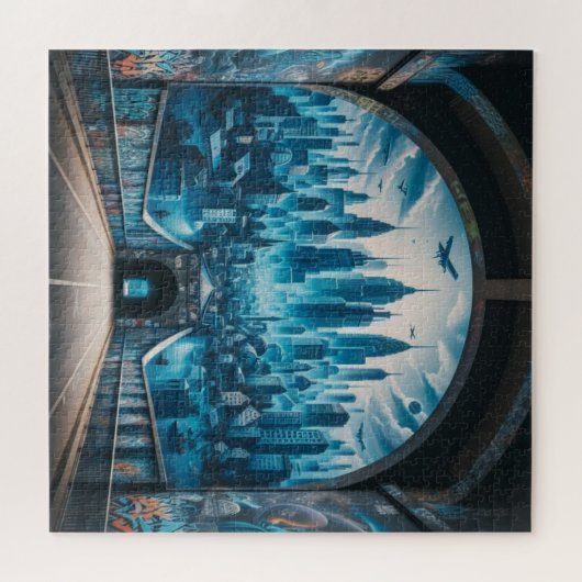 Graffiti Art puzzel Legpuzzel (Horizontaal)