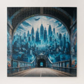 Graffiti Art puzzel Legpuzzel (Verticaal)