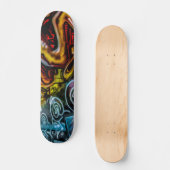Graffiti Art Skateboard (Voorkant)