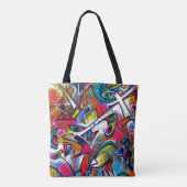 Graffiti Art Tote Bag (Achterkant)