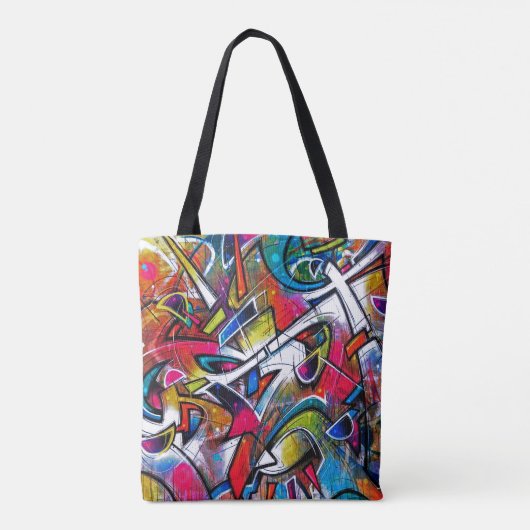 Graffiti Art Tote Bag (Achterkant)