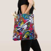 Graffiti Art Tote Bag (Dichtbij)