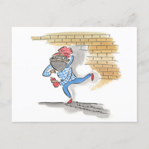 Graffiti-artiest Briefkaart