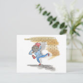 Graffiti-artiest Briefkaart (Staand voorkant)
