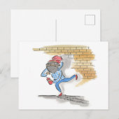 Graffiti-artiest Briefkaart (Voorkant / Achterkant)