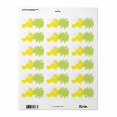 Graffiti artiest print je eigen uitnodigingslabel etiket (Full Sheet)