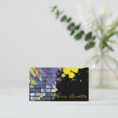 GRAFFITI ARTIST Party Event Planner Designer Kaart Visitekaartje (Staand voorkant)