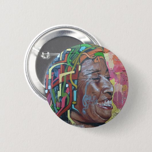 Graffiti Artwork Face Ronde Button 5,7 Cm (Voorkant /achterkant)
