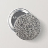 Graffiti Artwork Line Work Ronde Button 5,7 Cm (Voorkant /achterkant)
