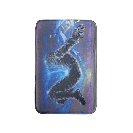 Graffiti Astronaut Badmat (Voorkant Verticaal)