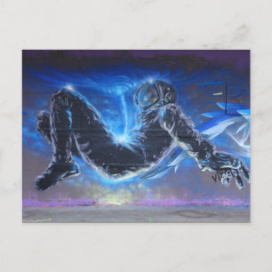 Graffiti Astronaut Briefkaart