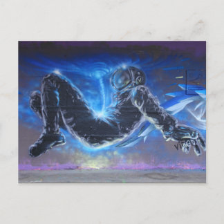 Graffiti Astronaut Briefkaart