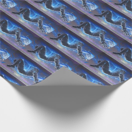 Graffiti Astronaut Cadeaupapier (Hoek)