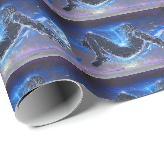 Graffiti Astronaut Cadeaupapier (Rol Hoek)