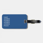 Graffiti Astronaut Hit by Tornado Bagagelabel (Achterkant horizontaal)