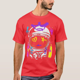 Graffiti Astronaut Spray Paint Street Art Tekenen T-shirt