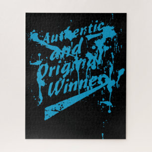 Graffiti Authentieke Originele Winnaar Grunge Spat Legpuzzel