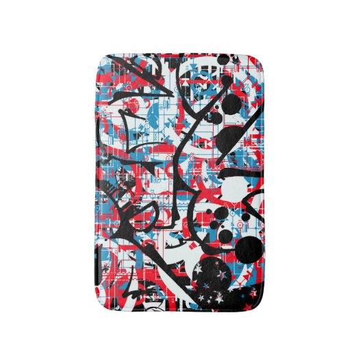 Graffiti Badmat (Voorkant Verticaal)