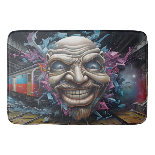 graffiti-badmat badmat (Voorkant)