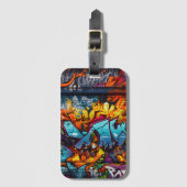 Graffiti Bagagelabel (Voorkant (verticaal))