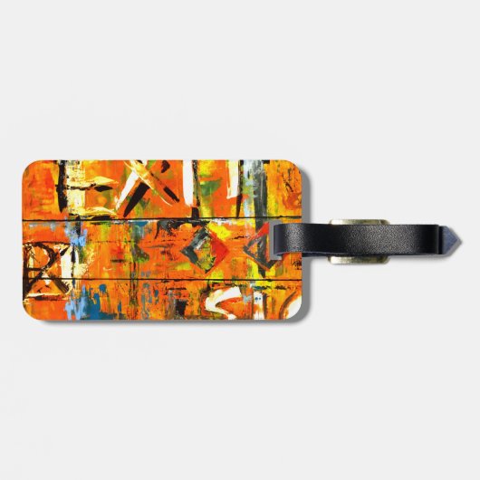 Graffiti Bagagelabel (Achterkant horizontaal)