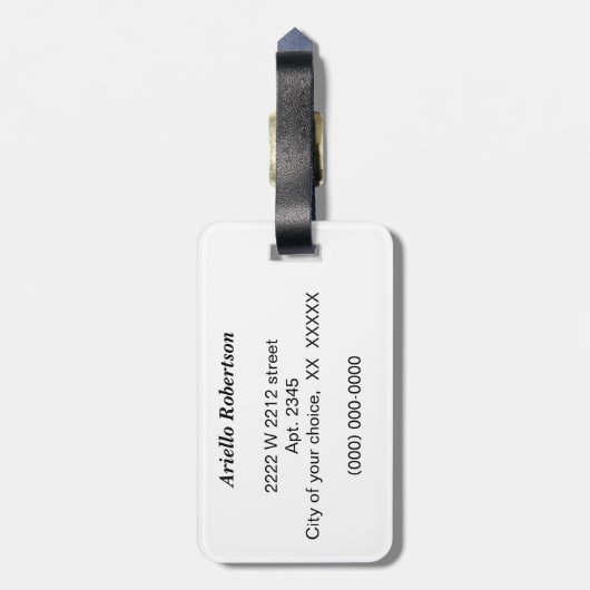 Graffiti Bagagelabel (Achterkant verticaal)