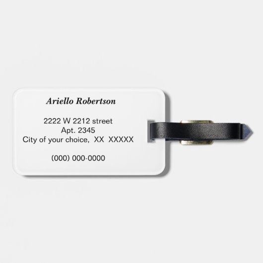 Graffiti Bagagelabel (Achterkant horizontaal)