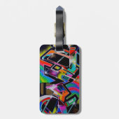 Graffiti bagagelabel (Achterkant verticaal)