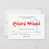 Graffiti Bar Mitzvah RSVP (Achterkant)