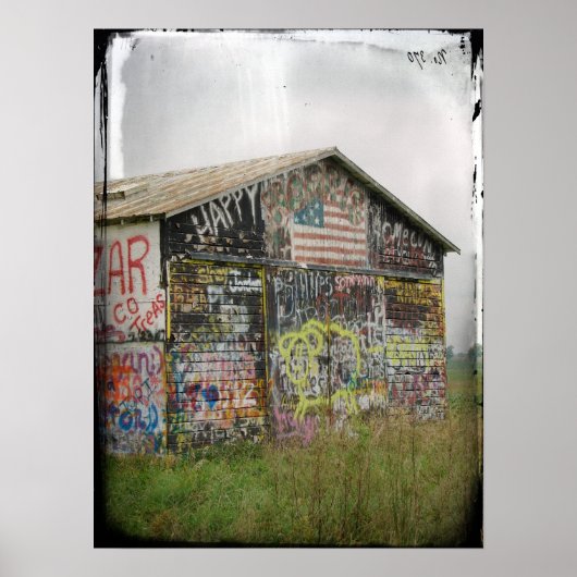 Graffiti Barn Poster (Voorkant)