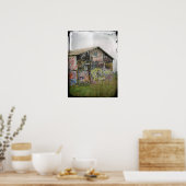 Graffiti Barn Poster (Keuken)