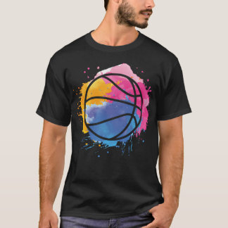 Graffiti Basketbal Kunst Basketbalspeler Liefde Ba T-shirt