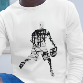 Graffiti basketbaltrui Basketballer T-shirt