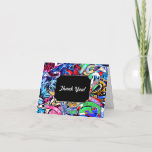 Graffiti Bedankkaart