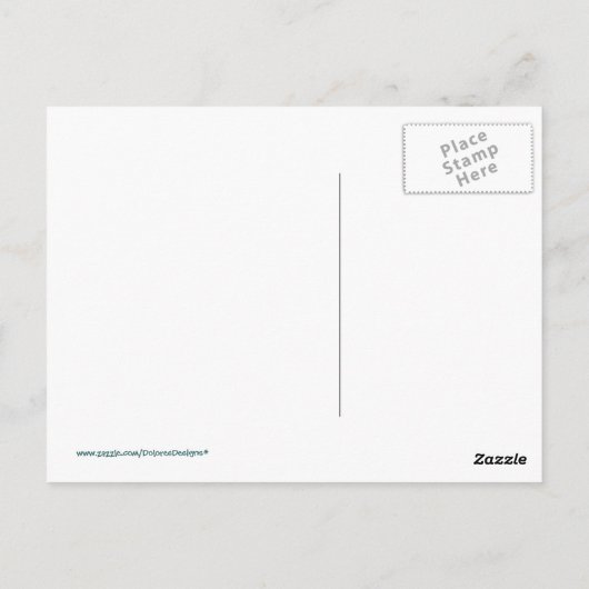 Graffiti Bedankt hond Briefkaart (Achterkant)