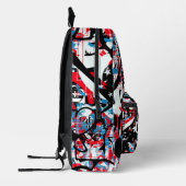 Graffiti Bedrukte Rugzak (Links)
