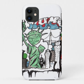 Graffiti beeld van vrijheid Case-Mate iPhone case