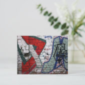 Graffiti, Berlijn, Duitsland Briefkaart (Staand voorkant)