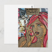 Graffiti, Berlijn, Duitsland Briefkaart (Voorkant / Achterkant)