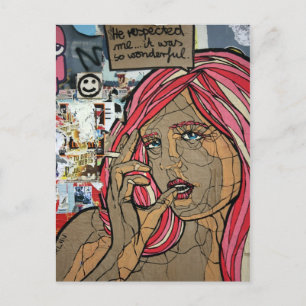 Graffiti, Berlijn, Duitsland Briefkaart