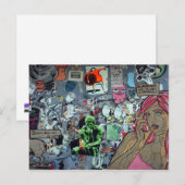 Graffiti, Berlijn, Duitsland Briefkaart (Voorkant / Achterkant)