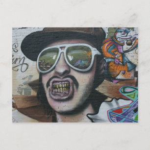 Graffiti, Berlijn, Duitsland Briefkaart