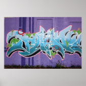 Graffiti, Berlijn, Duitsland Poster (Voorkant)