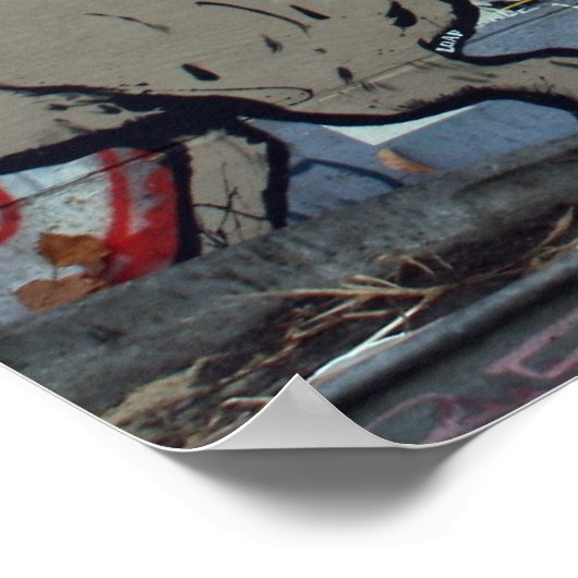 Graffiti, Berlijn, Duitsland Poster (Hoek)