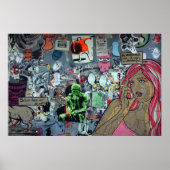 Graffiti, Berlijn, Duitsland Poster (Voorkant)