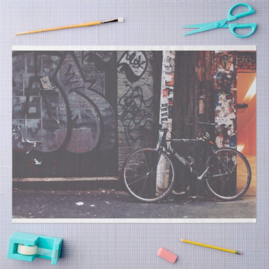 Graffiti Bike Urban 20 - Staafpapier ontkoppeling Tissuepapier (Craft)