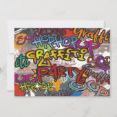 Graffiti Birthday Art Crafts Spray Paint Kaart (Achterkant)