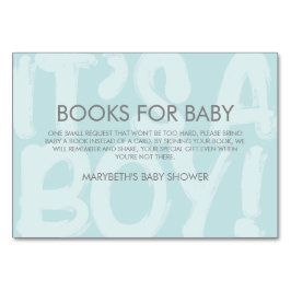 Graffiti blauw Baby shower Breng een aanvraag voor Kaart