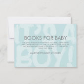 Graffiti blauw Baby shower Breng een aanvraag voor Kaart (Voorkant)