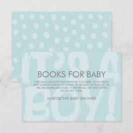 Graffiti blauw Baby shower Breng een aanvraag voor Kaart